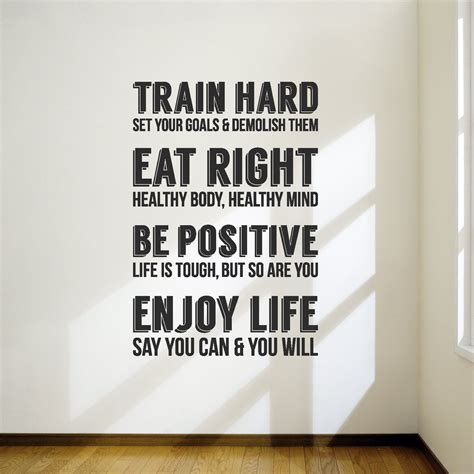 Gym Wall Decal Artofit