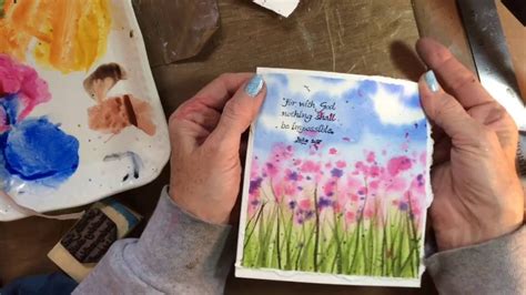 How To Make Watercolor Cards - Make Your Own Watercolor Note Cards | HGTV / I sincerely hope ...