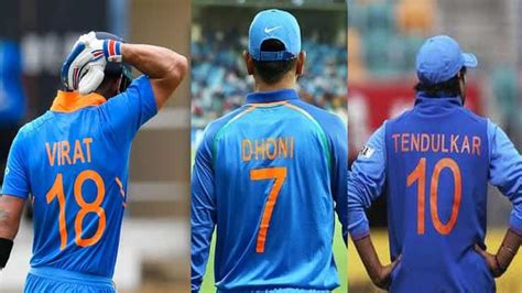 Indian Cricket Team Jersey Numbers Why Virat Kohli Wears 18 Rohit