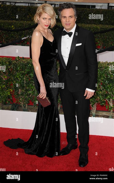 Mark Ruffalo And Wife Sunrise Coigney At The 22nd Annual Screen Actors Guild Awards Held At The