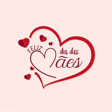 Coracoes Dia Das Maes - Feliz dia das mães ilustração de cartão de corações cortados em papel ...