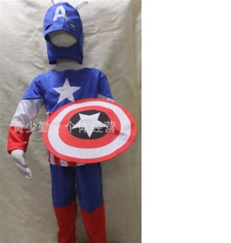 Cosplay Capit N Am Rica Traje De Halloween Para Ni Os Navidad Ropa