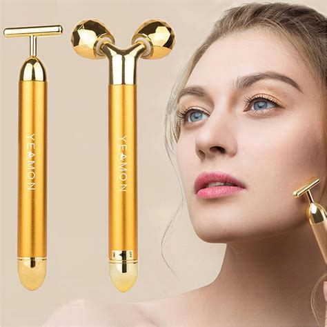 Yeamon In Face Massager Golden Facial Electric Australia Ubuy