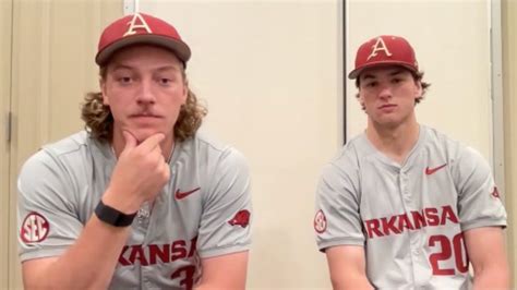 Hagen Smith Gabe Gaeckle Postgame Arkansas 2 South Carolina 1 YouTube