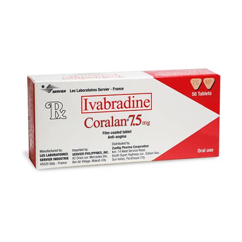 Coralan Ivabradine 75mg Film Coated Tablet 1s Price In The