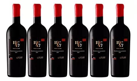 Kit Dal 1947 Primitivo Di Manduria 2018 6 Gfs 750ml Parcelamento Sem