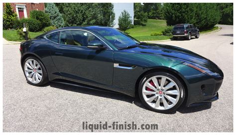 New Car Treatment: 2014 Jaguar F Type R British Racing Green