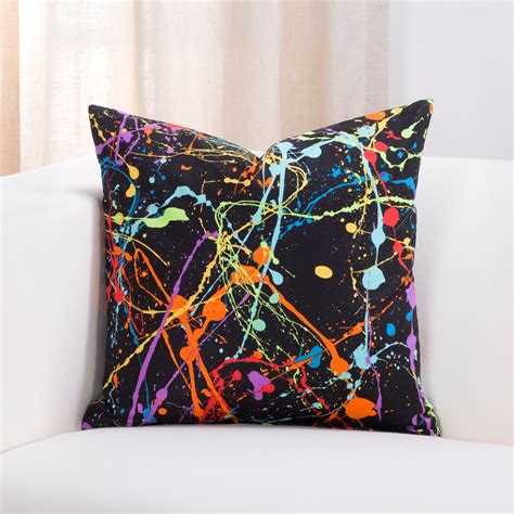 Crayola Neon Splat Throw Pillow - Walmart.com - Walmart.com