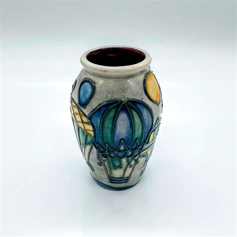 Moorcroft Hot Air Balloon Vase Mutualart