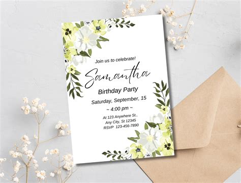 100th Birthday Party Invitation Celebration Invites for - Etsy