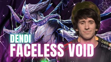 DENDI PLAYS FACELESS VOID COMEBACK GAME DENDI POV DOTA 2 GAMEPLAY