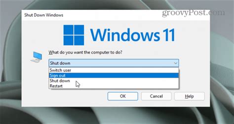 How To Shut Down Or Restart Windows 11