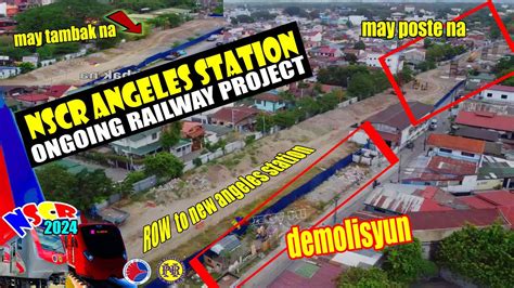 Nscr Railway Line Progress At Angeles Pampanga V 440 Pnr Nscr Update