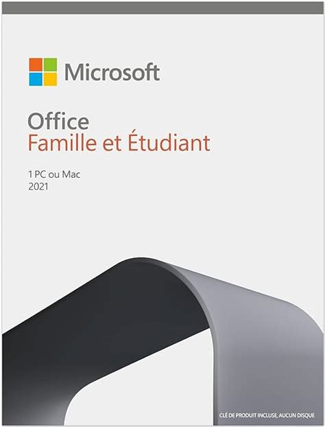 Microsoft Office Famille Et Tudiant Achat D Finitif Pc Ou