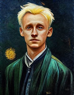 Draco Malfoy X Van Gogh Plakat Av Daniel Decker Printler