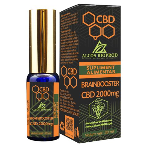 Ulei De Canepa Cbd Brainbooster Mg Ml Alcos Biop Farmacia