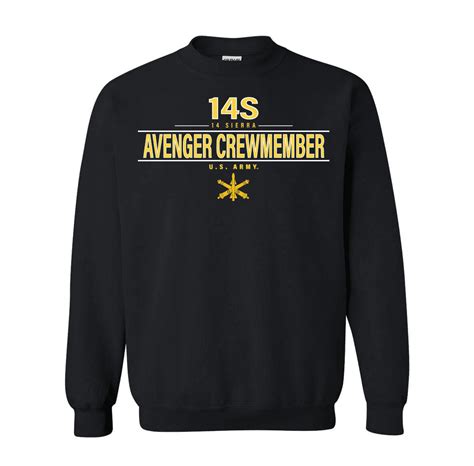 Us Army Mos 14s Avenger Crewmember Sweatshirt Us Army Air Defense