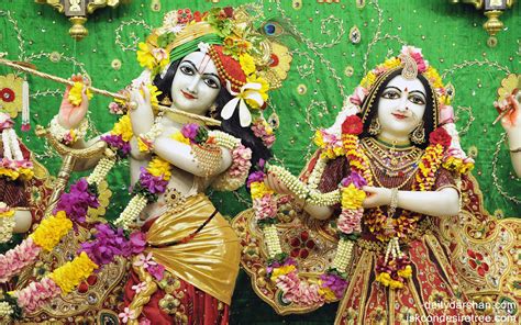 To View Radha Gopinath Wallpaper Of Iskcon Chowpatty In Difference