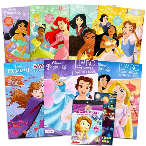 Disney Princess Coloring Book Super Set 7 Jumbo Philippines Ubuy