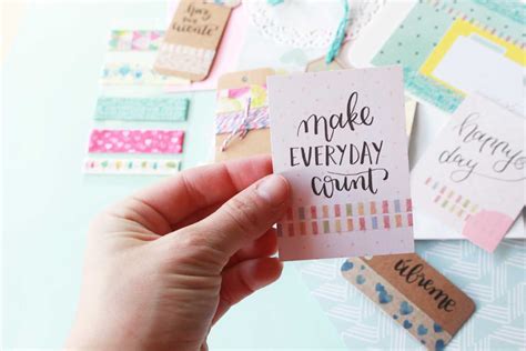 Diy Etiquetas Con Mensaje Y Algo De Washi Tape Handbox Craft Lovers