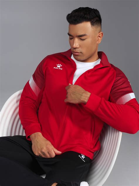 Олимпийка KELME Knitted Jacket (Красный) 8061WT1009-600