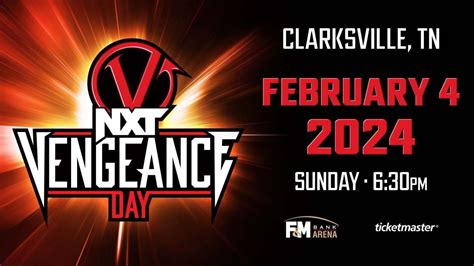 NXT Vengeance Day 2024 Cartelera Y Horarios