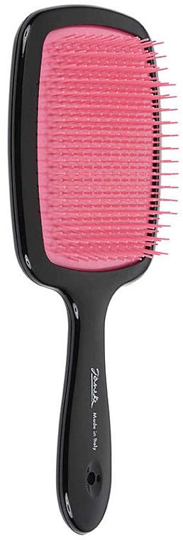 Janeke Superbrush Hair Brush Black Pink Makeup Uk