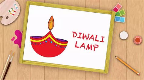 Watch Online Hindi Episode Easy Diwali Lamp Drawing For Kids Shemaroome