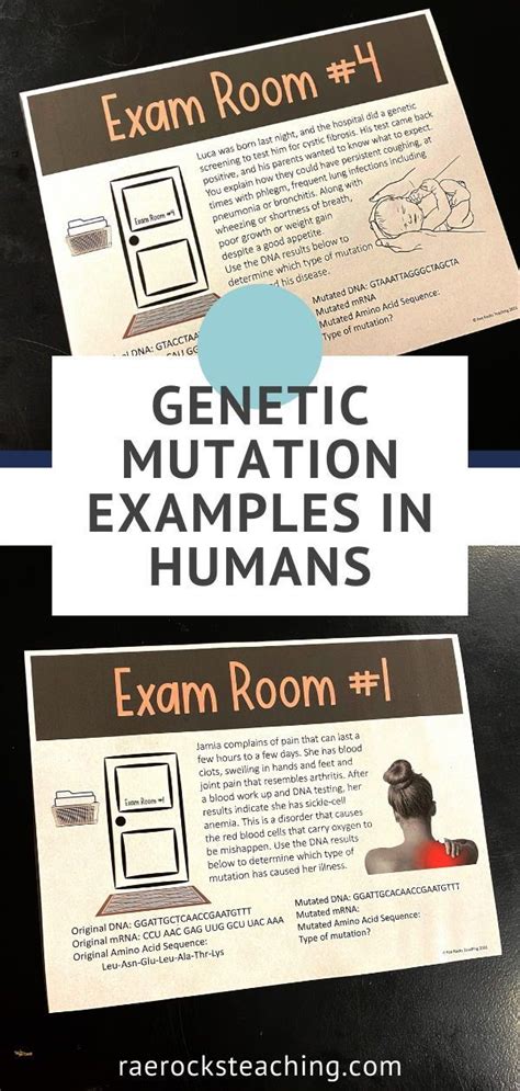 Genetic Mutation Examples in Humans | Teaching biology, Biology ...