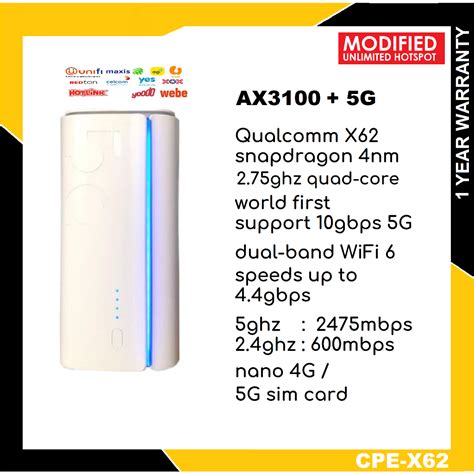 Cpe X G Mod Unlimited Modem Ax Ai Whole Home Mesh Wifi G G