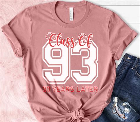 Class Reunion Shirt Personalized Class Of 93 Reunion School Reunion