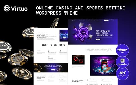 Virtuo Tema Wordpress De Cassino Online E Apostas Esportivas