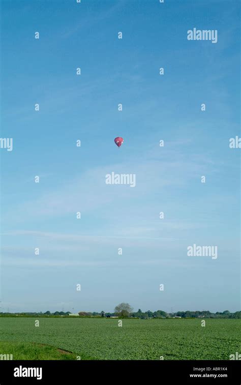 Virgin Hot Air Balloon Flight Stock Photo Alamy
