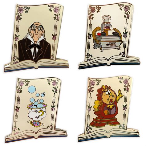 Beauty And The Beast 30th Anniversary Mystery Pin Set Blind Pack