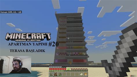 MINECRAFT APARTMAN YAPIMI 20 TERASA BAŞLADIK YouTube