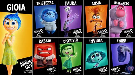 Inside Out I Poster Italiani Dedicati Alle Vecchie E Nuove Emozioni