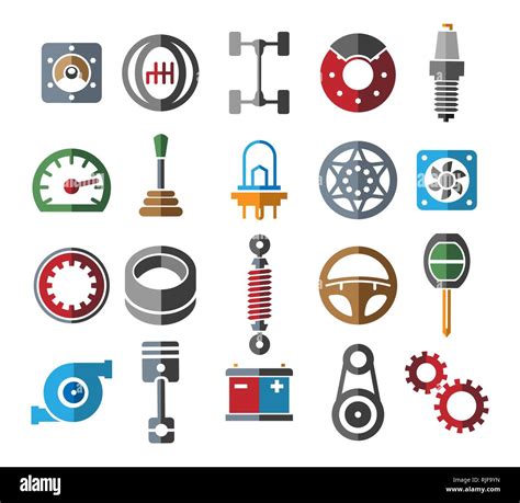 Automobile Spare Parts Icon Reviewmotors Co