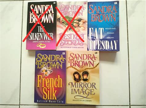 Novel Sandra Brown Tebal Buku Alat Tulis Buku Di Carousell