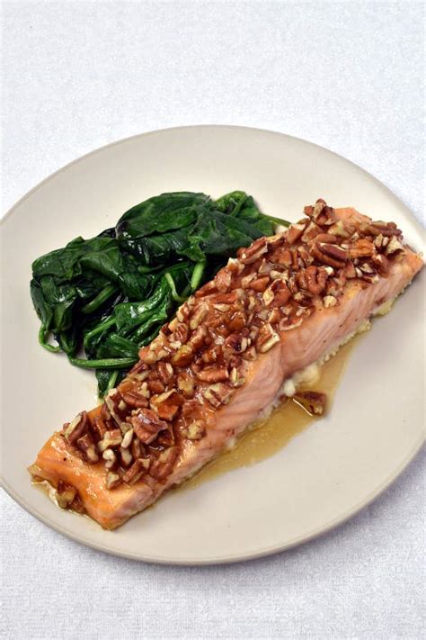 Maple Pecan Salmon With Individual Potato Gratins Wednesday Night Cafe