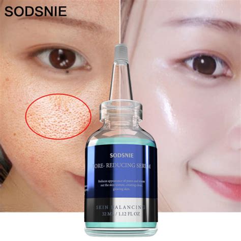 Pore Shrink Face Serum Hyaluronic Acid Moisturizing Smooth Repair