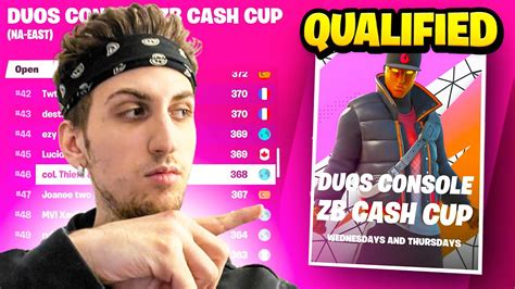 Qualified For The ZB Console Cash Cup FINALS YouTube