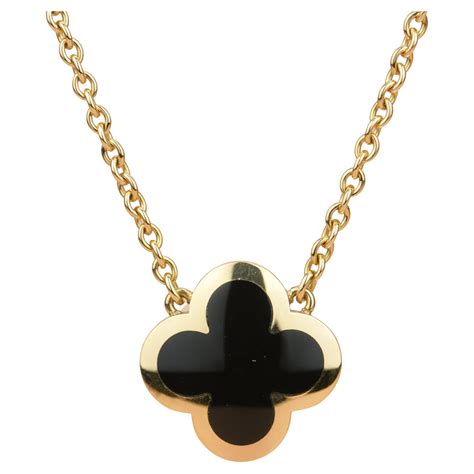 Modern Van Cleef And Arpels Mother Of Pearl Onyx K Gold Magic