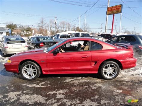 Laser Red Metallic 1997 Ford Mustang GT Coupe Exterior Photo 45886013