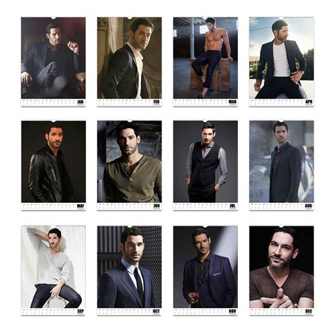 Tom Ellis Personalised Calendar Full Photo Slim Dates Etsy