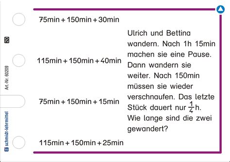 Rechengeschichten Ii F R Den St Pselkasten Sachrechnen Gr En