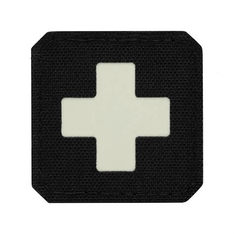 M Tac Medic Cross Laser Cut Patch Black Gid 51122299 Best Price