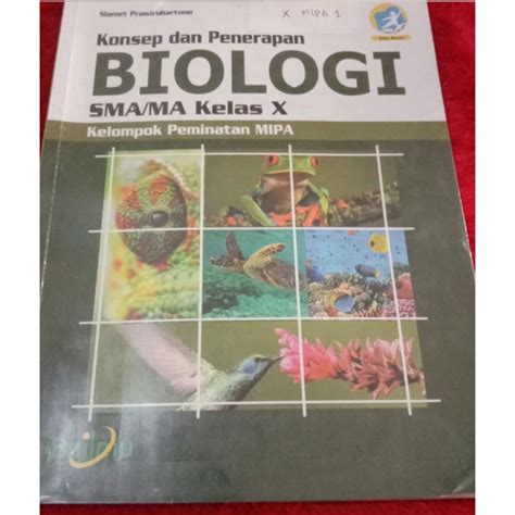 Jual Buku Paket Pelajaran Konsep Dan Penerapan Biologi Kelompok