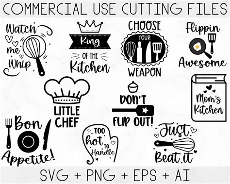 Kitchen Svg Kitchen Svg Bundle Potholder Svg Kitchen Cut File Chef Svg