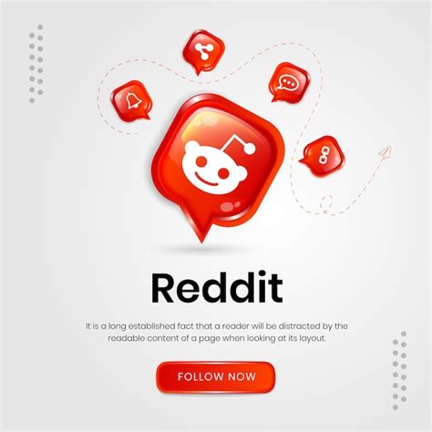 Premium Vector Social Media Icons Reddit Banner