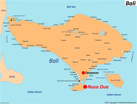 Bali Maps Hotels Towns Beaches Attractions Where To Stay